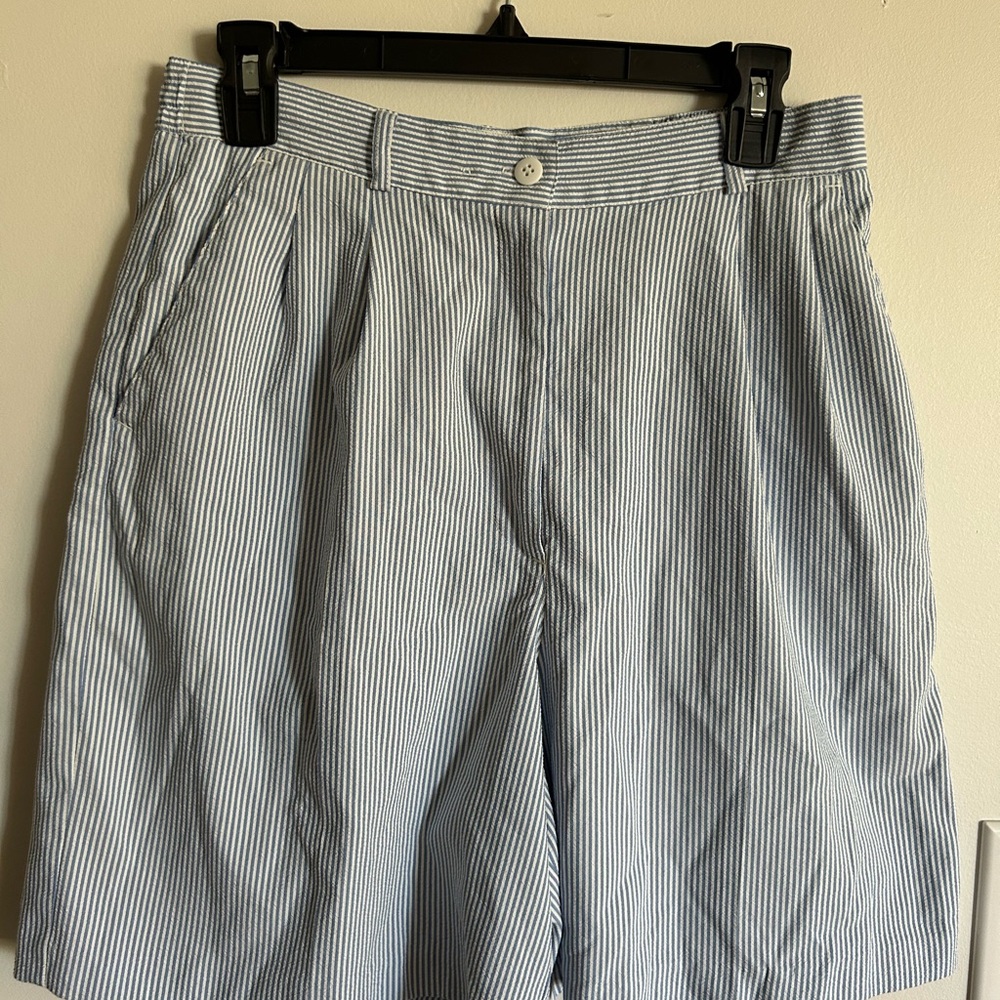 Retro Highrise Pinstripe Shorts